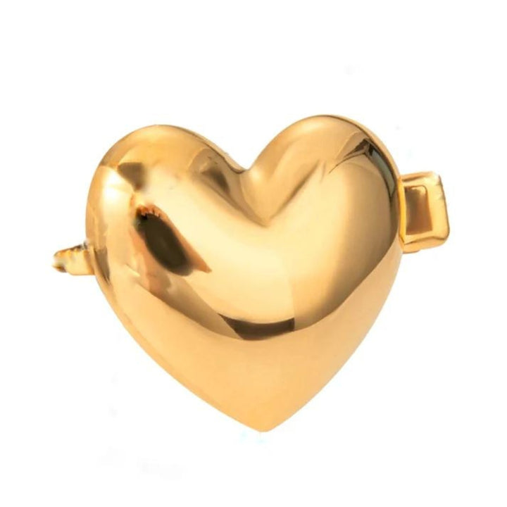 Gilded Heart Hair Clip