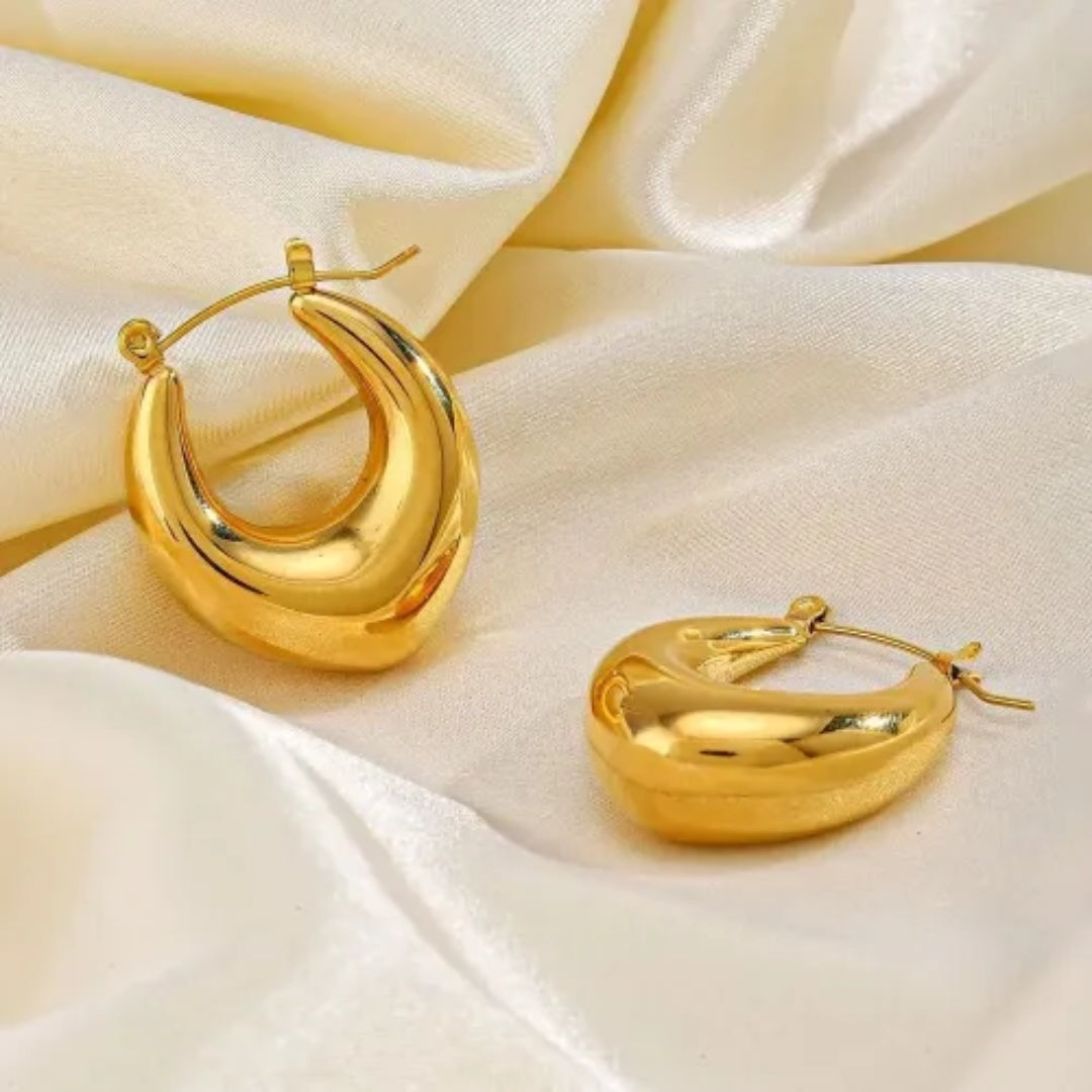 Elegant Chic Hoop Earrings