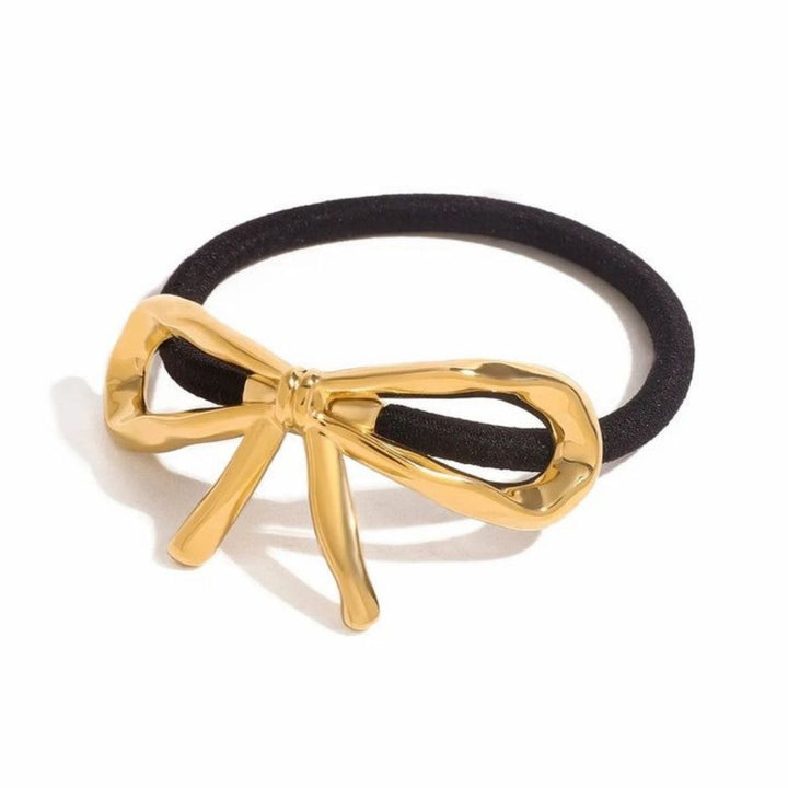 Minimalist Golden Bow Hair Band