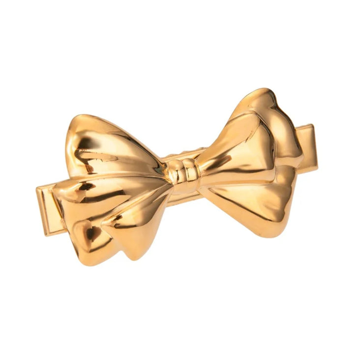 Golden Bow Hair Clip