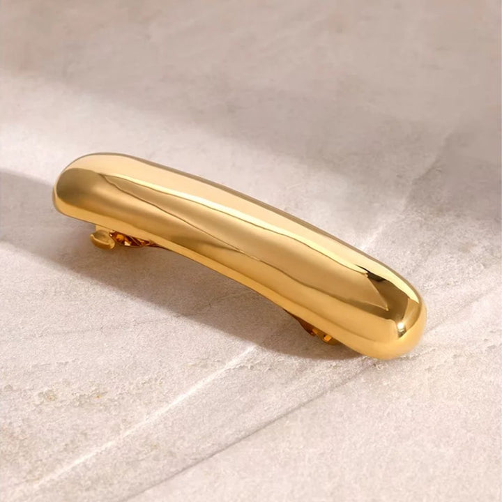 Golden Sleek Hair Clip