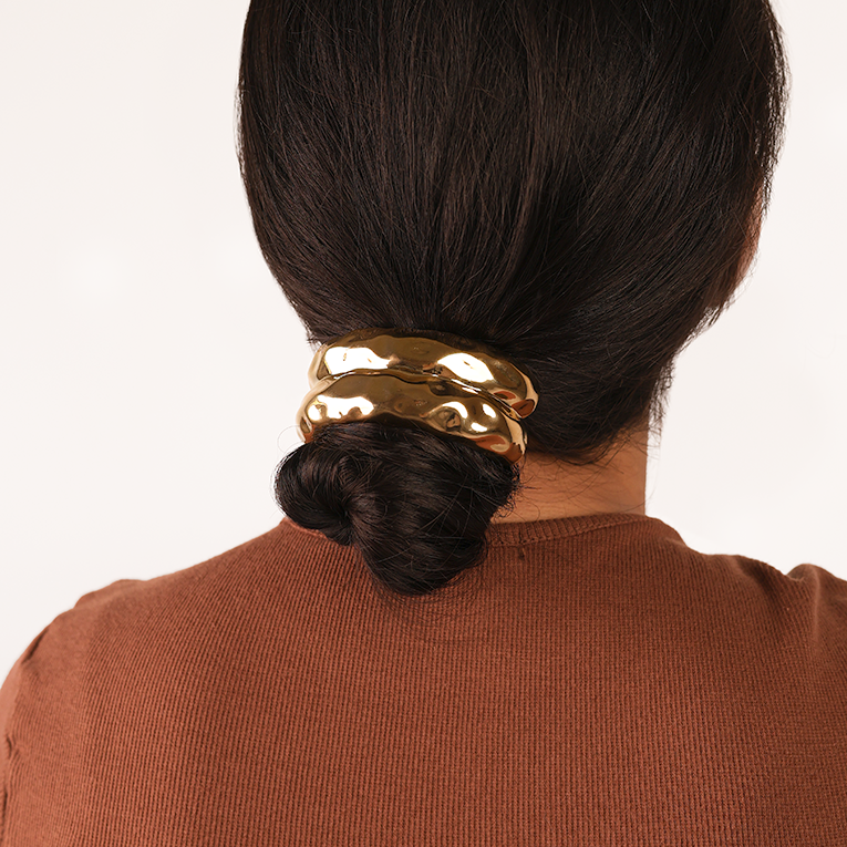 Gilded Double Stack Queen Hair Band