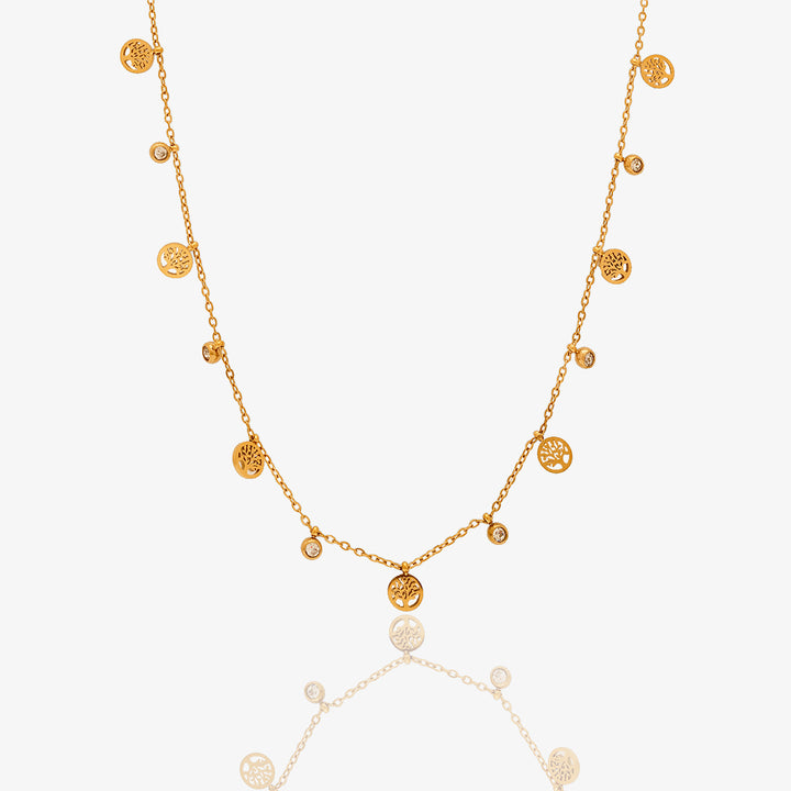 Golden Tree of Luck Necklace