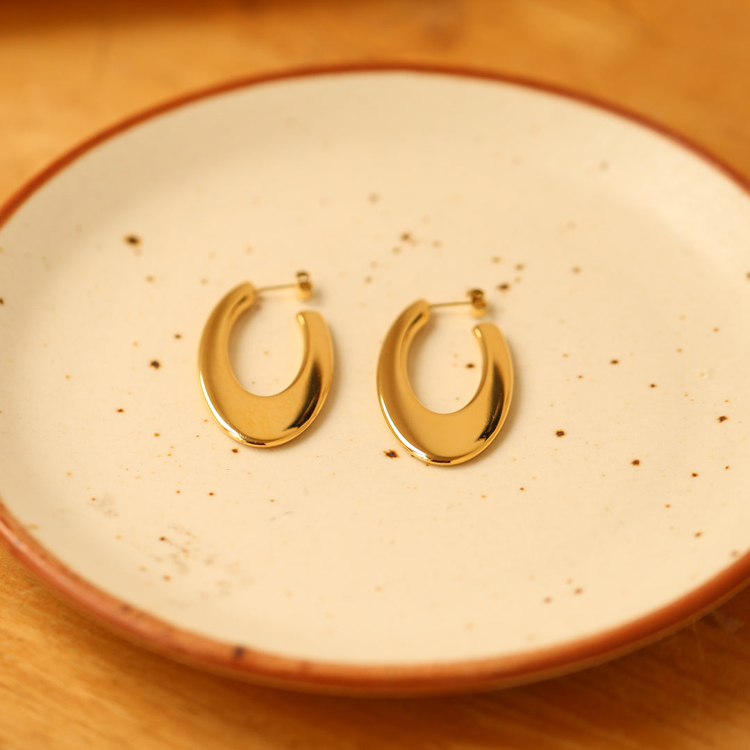 Chic Oval Earrings