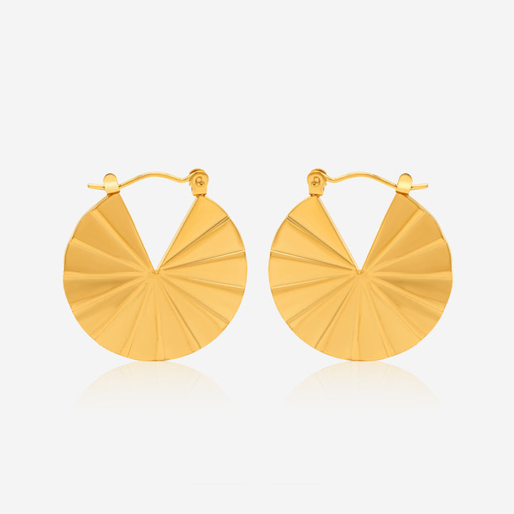 Gilded Statement Chic Earrings