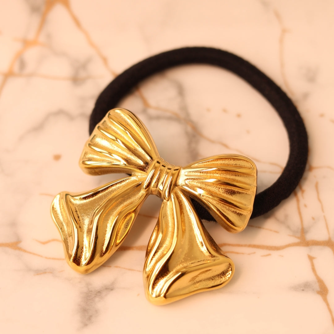 Gilded Bow Hair Band