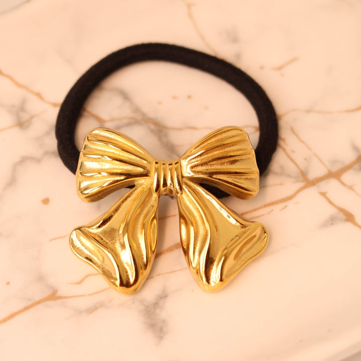 Gilded Bow Hair Band