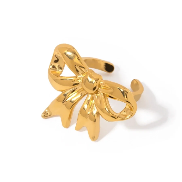 Golden Bow Ring