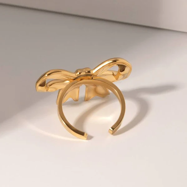 Golden Bow Ring