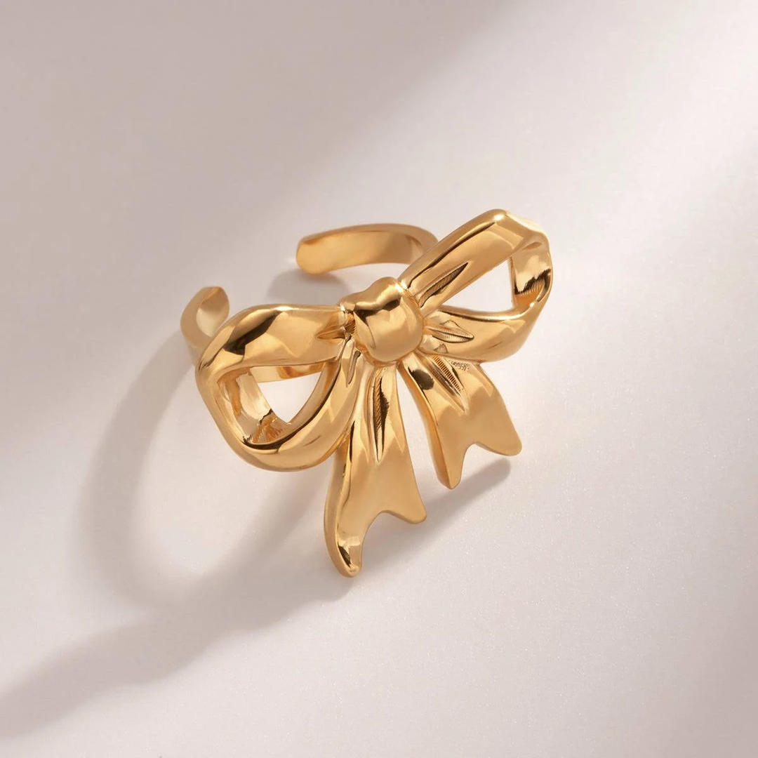 Golden Bow Ring