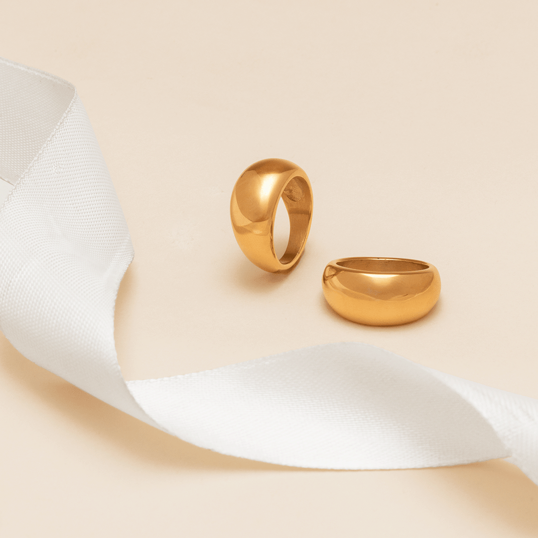 Gilded Statement Ring