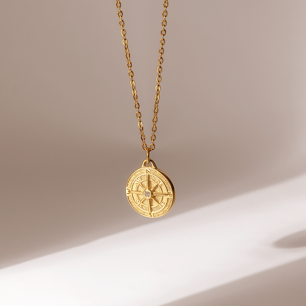 Golden Compass Elegance Necklace