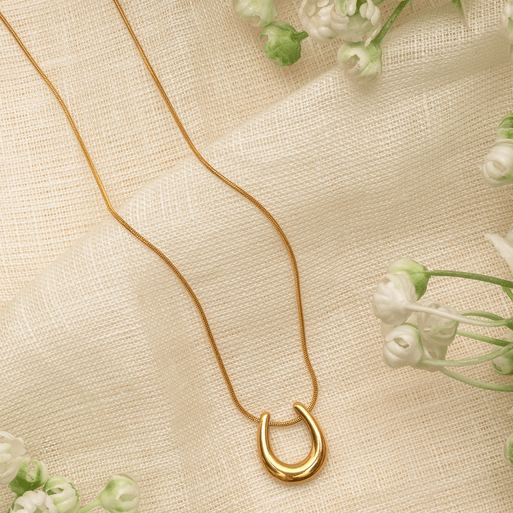 Golden Arc Necklace